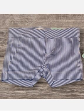 NWT LITTLE GIRL'S COPPER KEY RAILROAD SHORTS